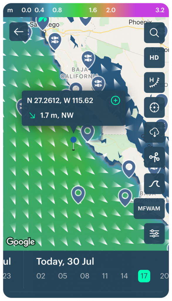 app for waves windy